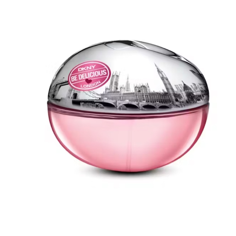 DKNY Extra Be Delicious Pink and Silver Bottle